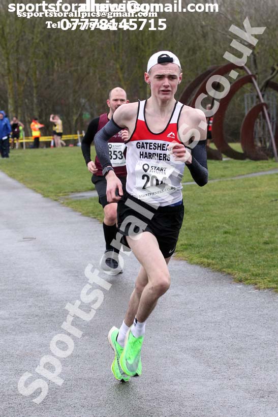 Senior mens NECAA Road Relays Champs., Hetton Lyons Oark, Hetton-le-Hole. Photo: David T. Hewitson/Sports for All Pics